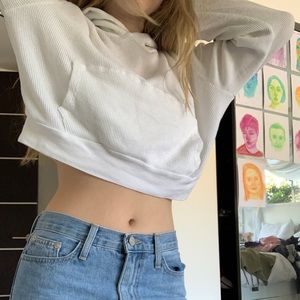 RARE BRANDY MELVILLE CROPPED HOODIE